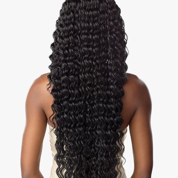 Butta Unit 15 33" Long Sensationnel Lace Front Wig Ear to Ear HD Frontal Wavy - Picture 4 of 7